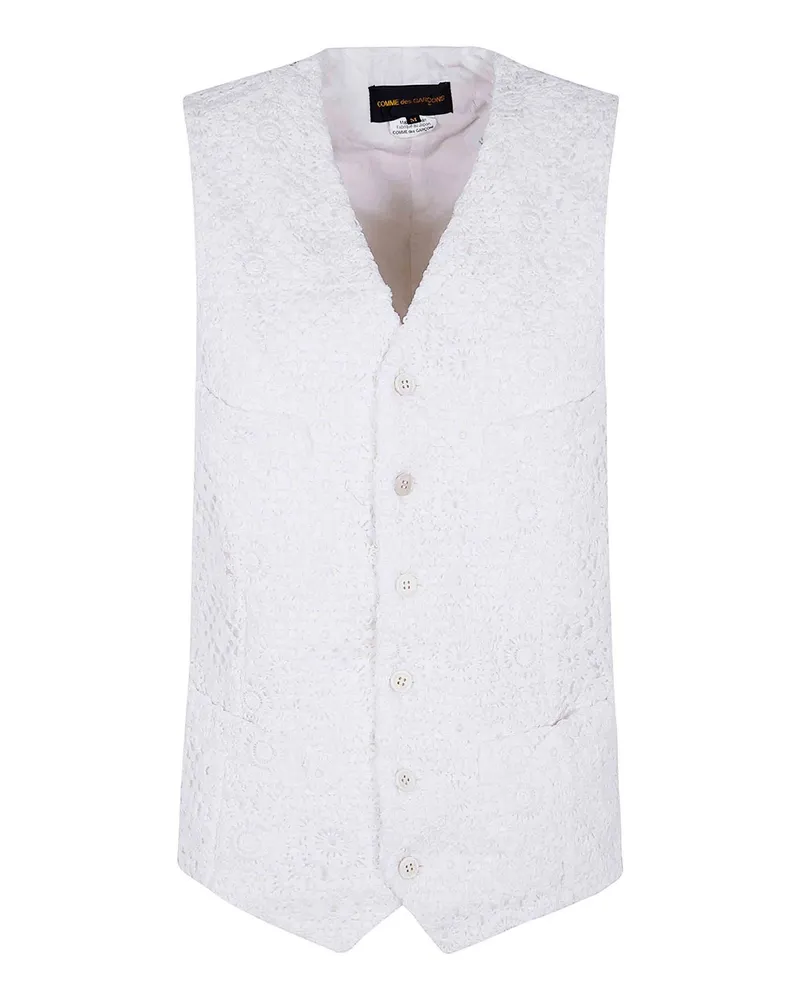 Comme des Garçons Weste - Weiß Weiß