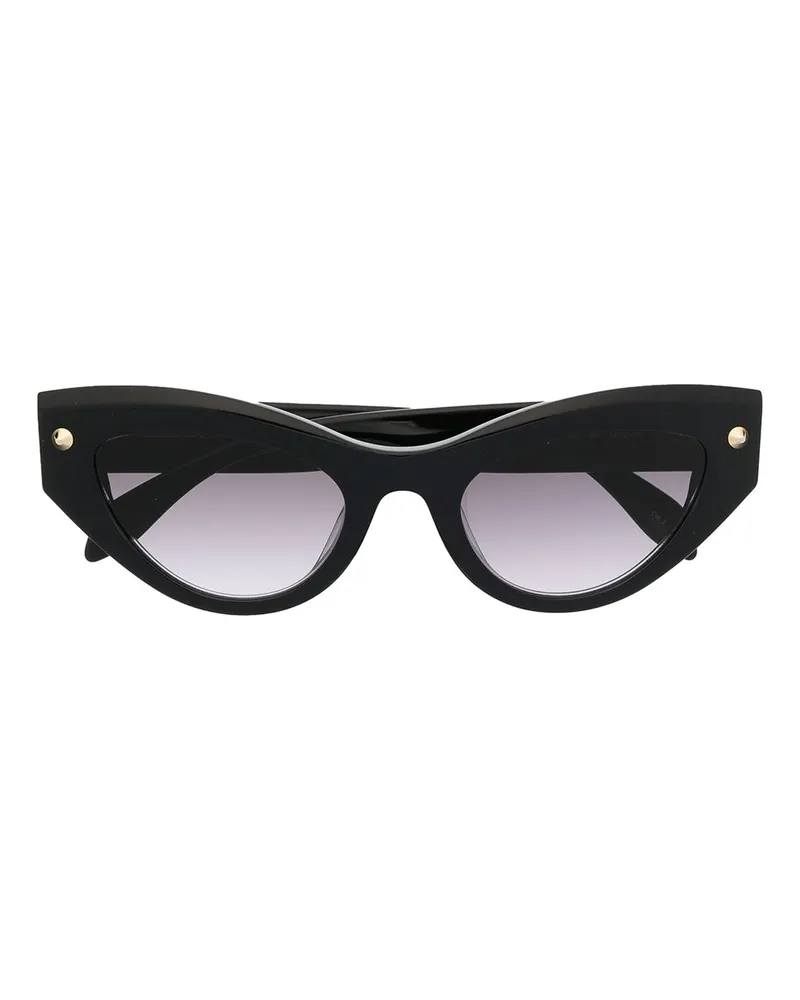 Alexander McQueen Sonnenbrille - Schwarz Schwarz