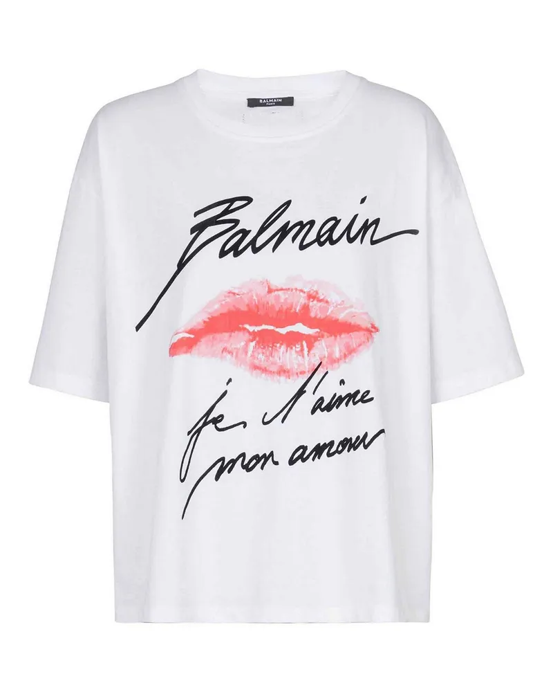 Balmain T-Shirt - Weiß Weiß