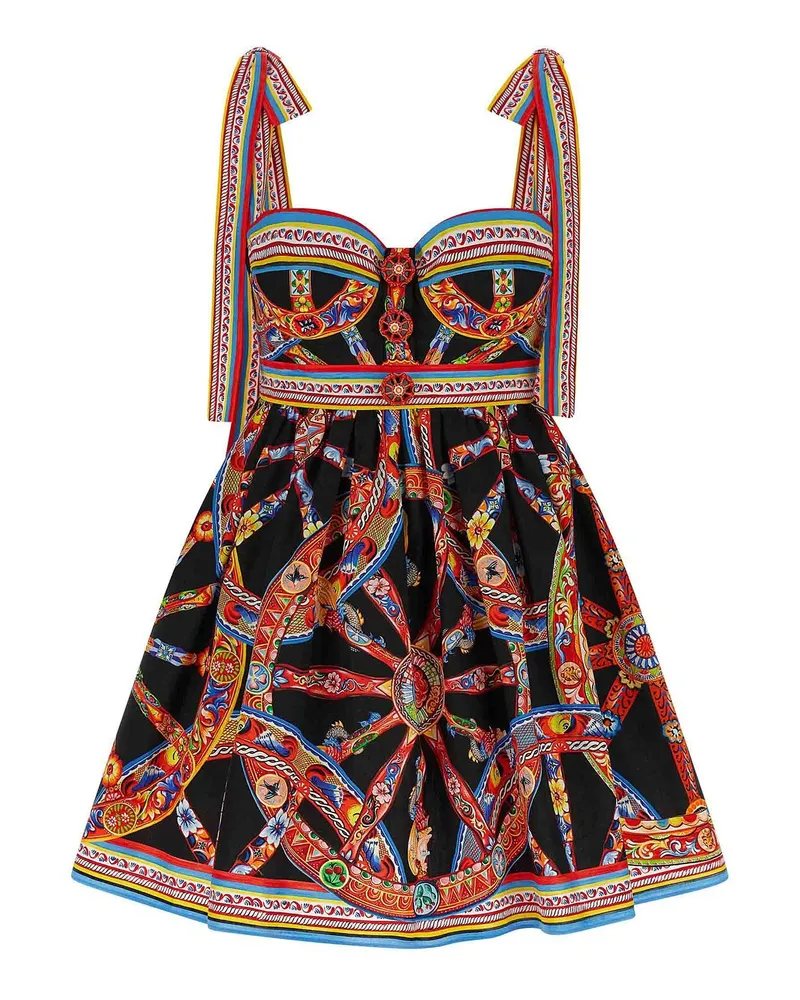 Dolce & Gabbana Kurzes Kleid - Bunt Bunt