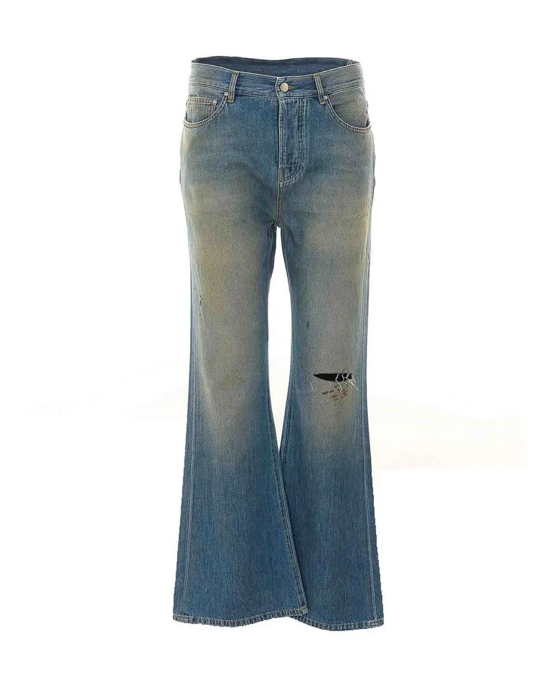 Amiri Bootcut Jeans - Blau Blau