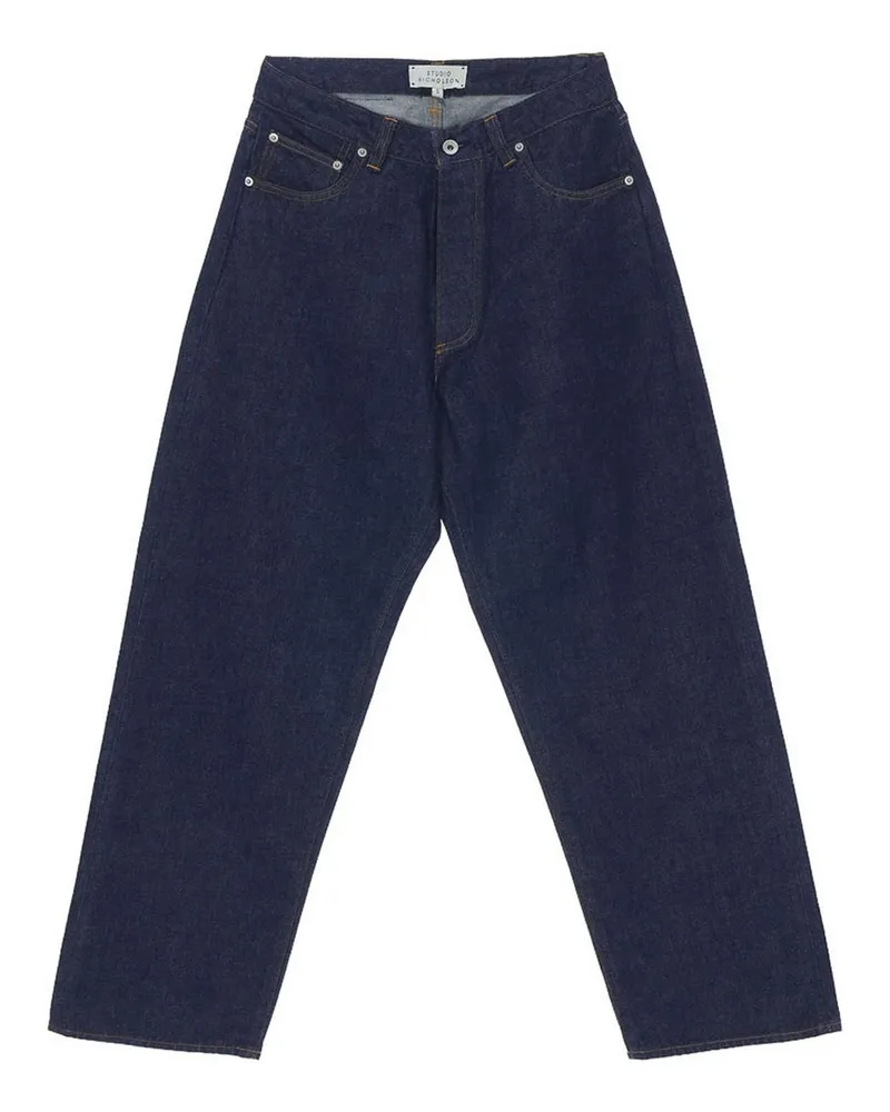 Studio Nicholson Straight Leg Jeans - Blau Blau