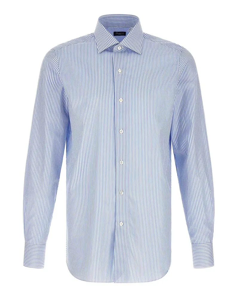 Finamore 1925 Hemd - Hellblau Hellblau