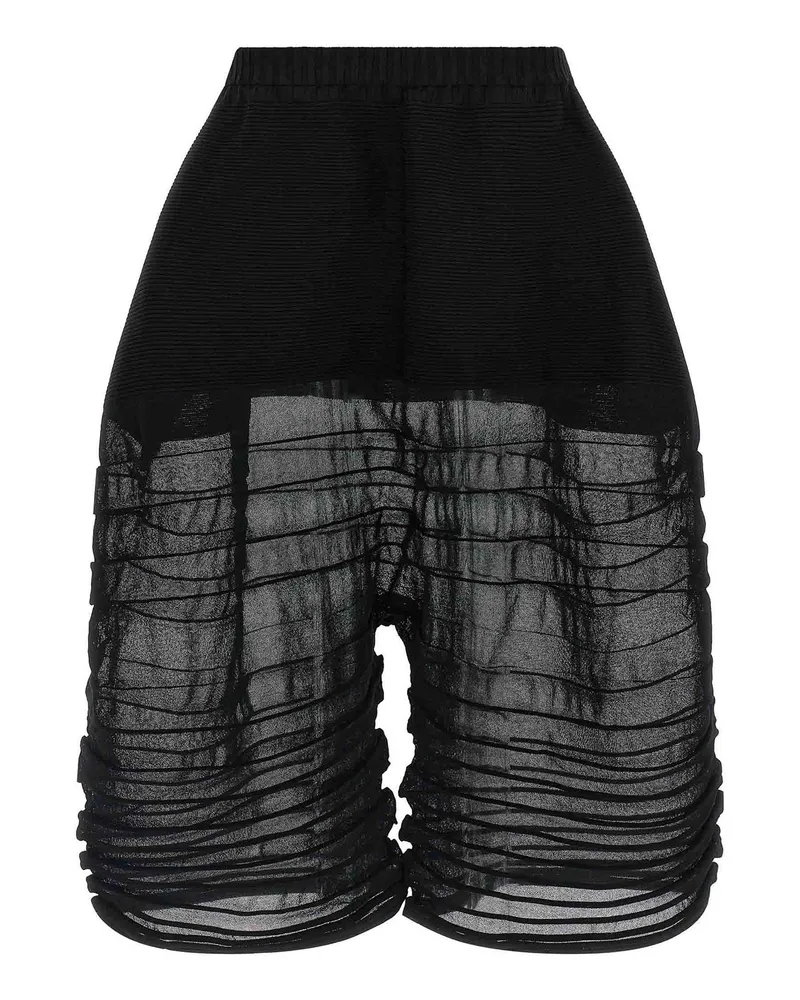 Issey Miyake Casual Hose - Schwarz Schwarz