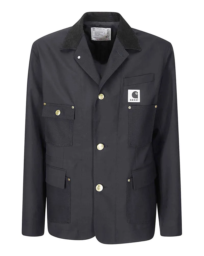 Sacai Casualjacke - Schwarz Schwarz