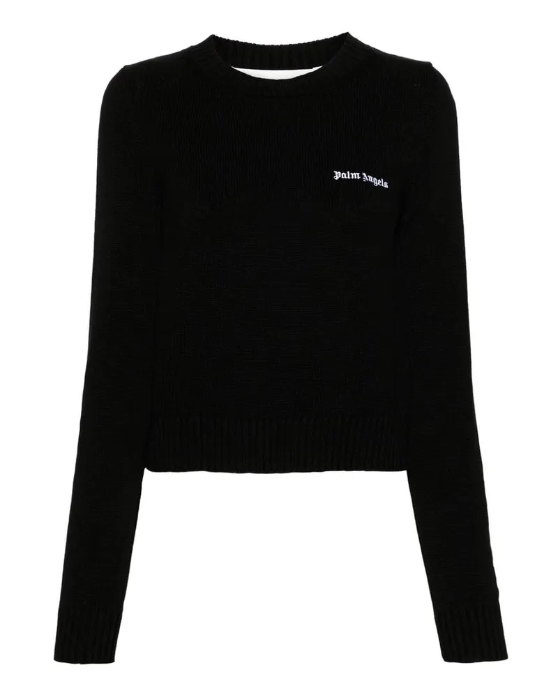 Palm Angels Rundhalspullover - Schwarz Schwarz