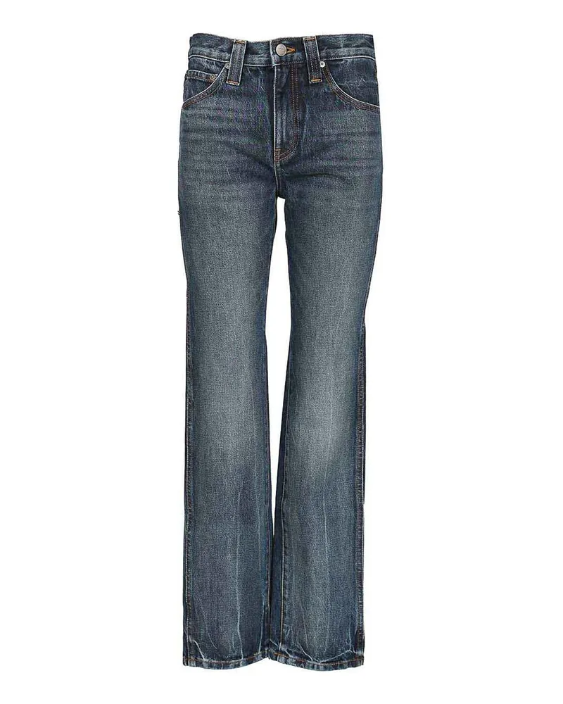 KHAITE Straight Leg Jeans - Blau Blau