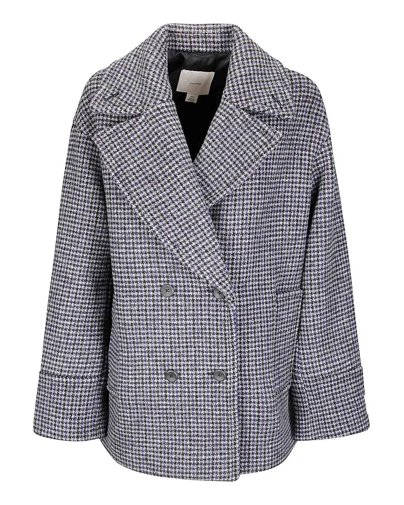 Calvin Klein Knielanger Mantel - Dunkelgrau Dunkelgrau