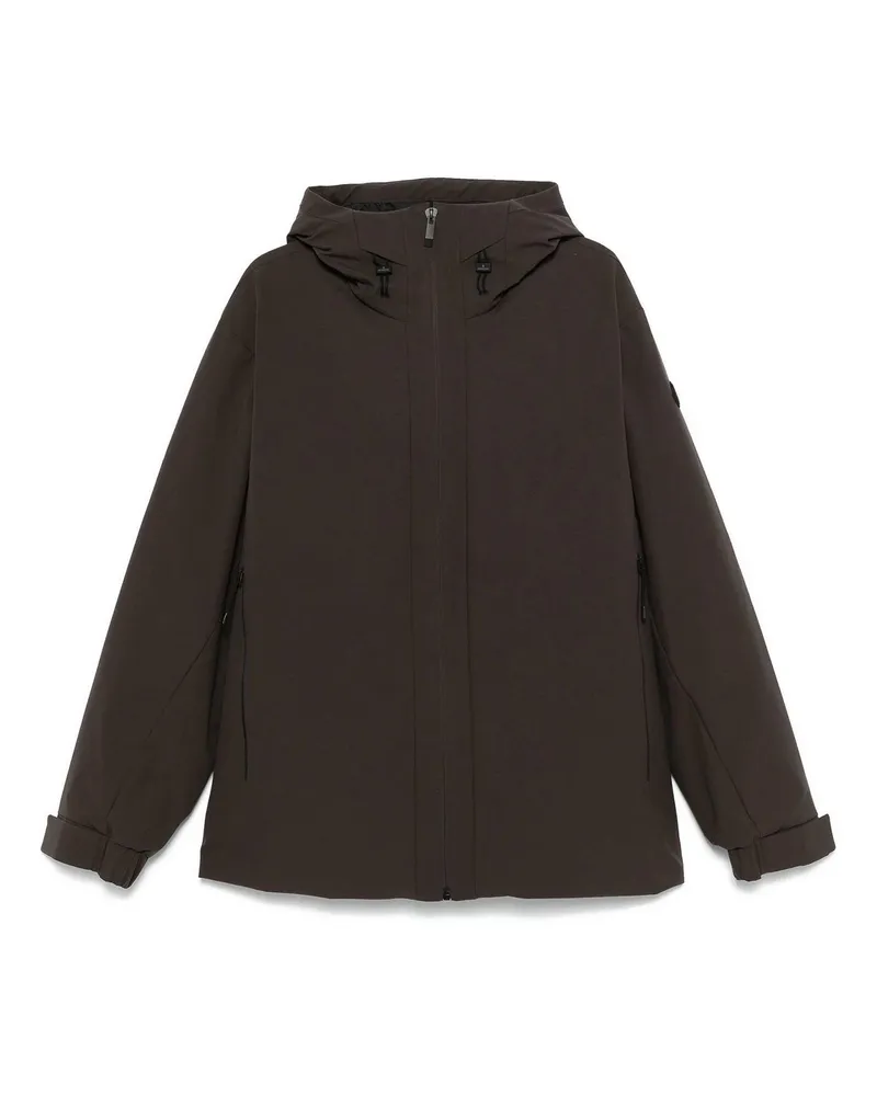 Moncler Kurzer Mantel - Braun Braun