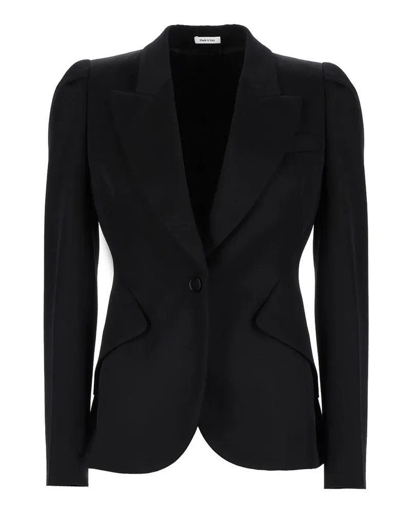 Alexander McQueen Blazer - Schwarz Schwarz