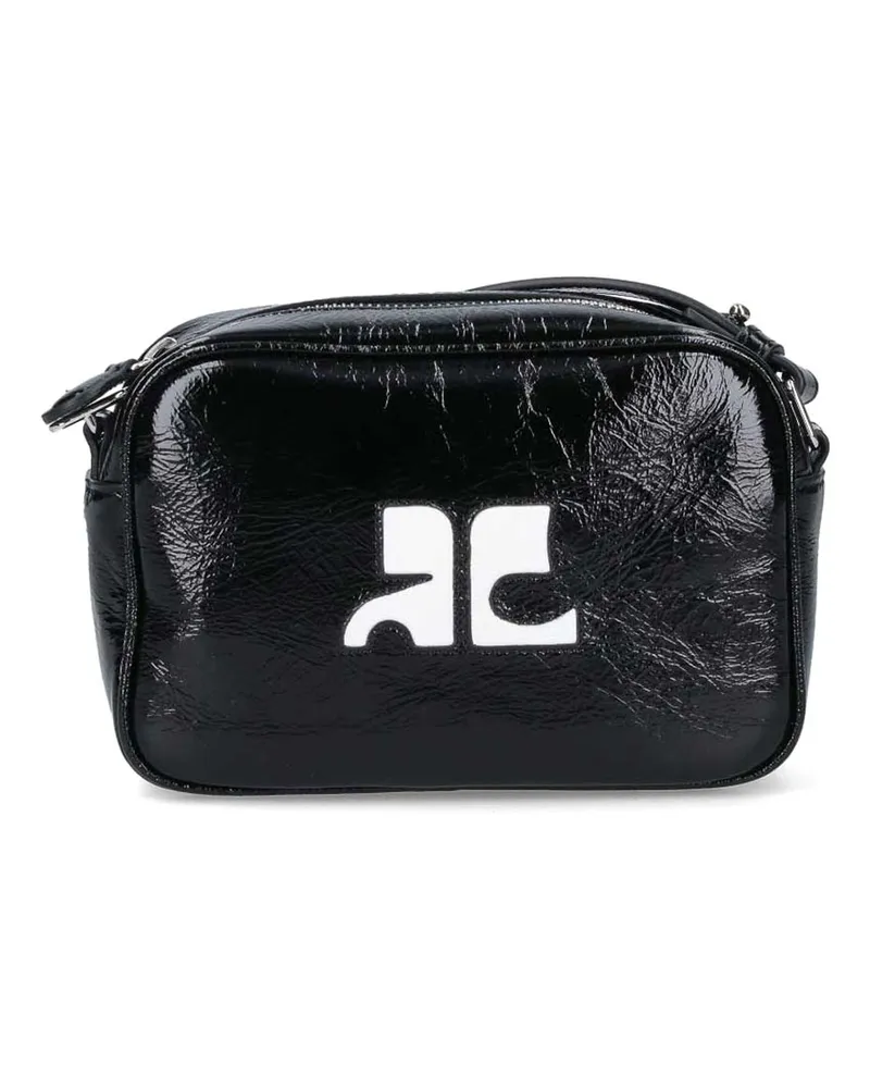 Courrèges Schultertasche - Schwarz Schwarz