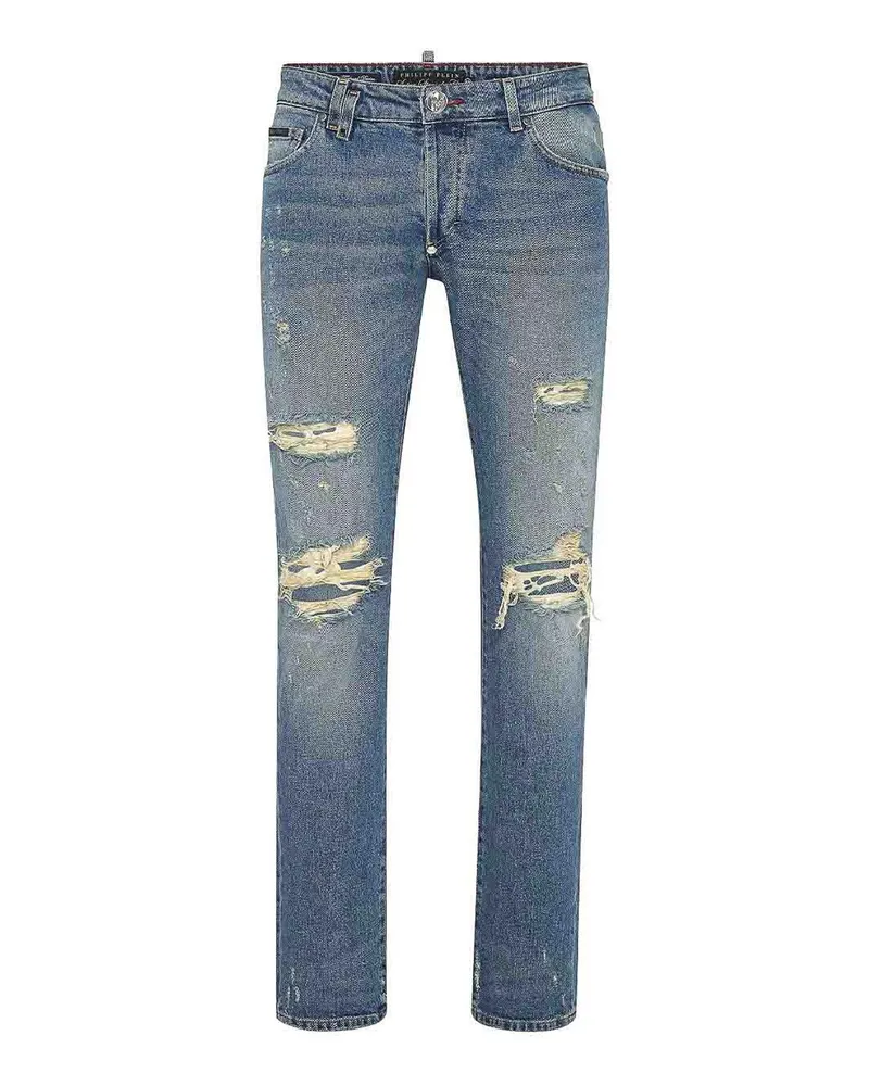 Philipp Plein Bootcut Jeans - Jeansblau Jeansblau