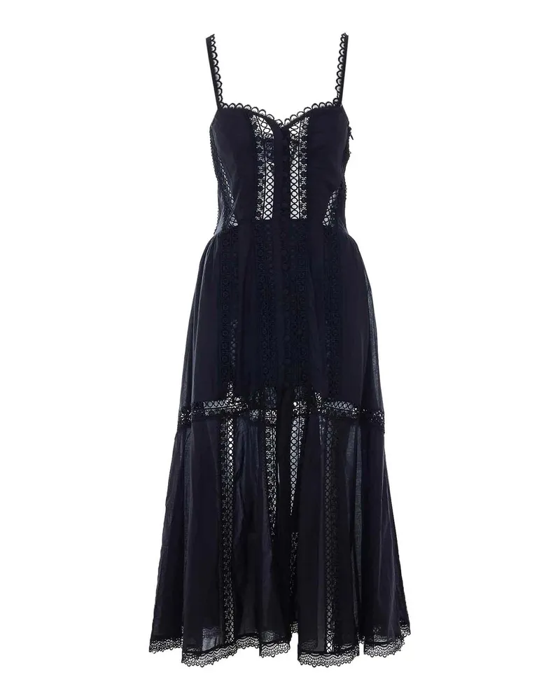 Charo Ruiz Maxikleid - Schwarz Schwarz