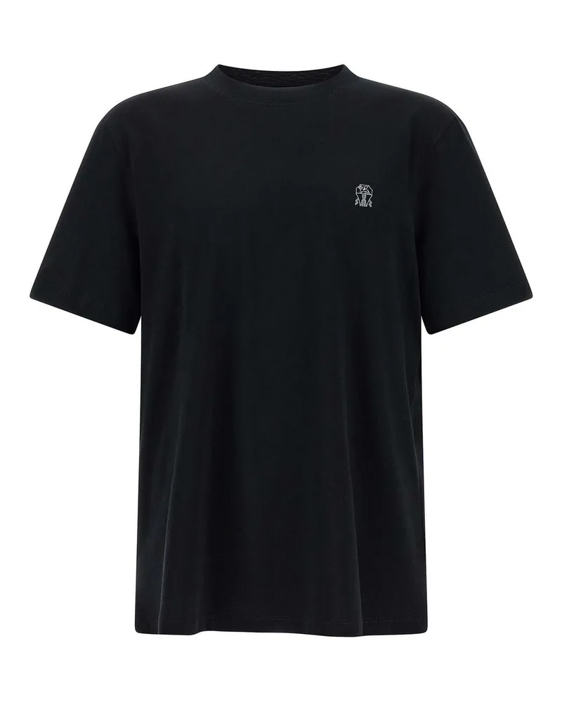 Brunello Cucinelli T-Shirt - Schwarz Schwarz
