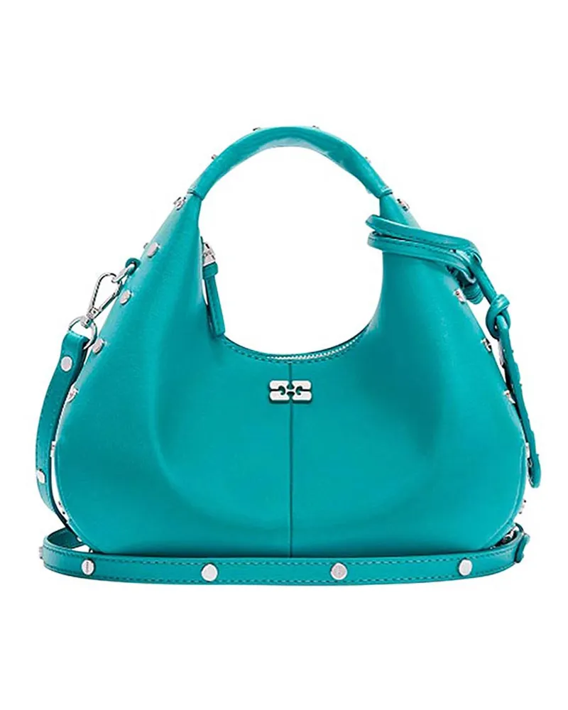 Ganni Schultertasche - Blau Blau