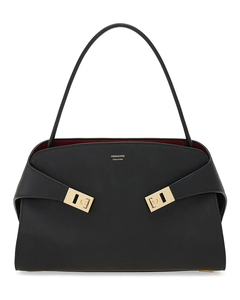 Ferragamo Schultertasche - Schwarz Schwarz