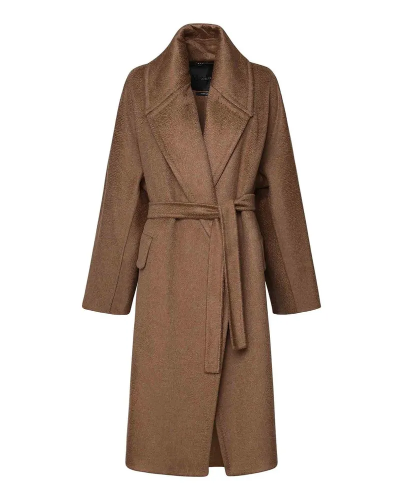 Max Mara Kurzer Mantel - Beige Beige