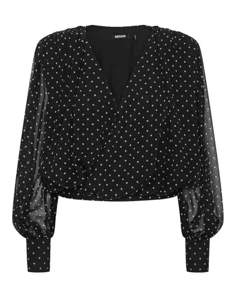 ROTATE Birger Christensen Hemd - Schwarz Schwarz