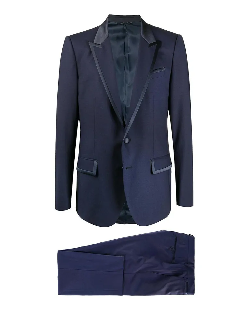 Dolce & Gabbana Eleganter Anzug - Blau Blau