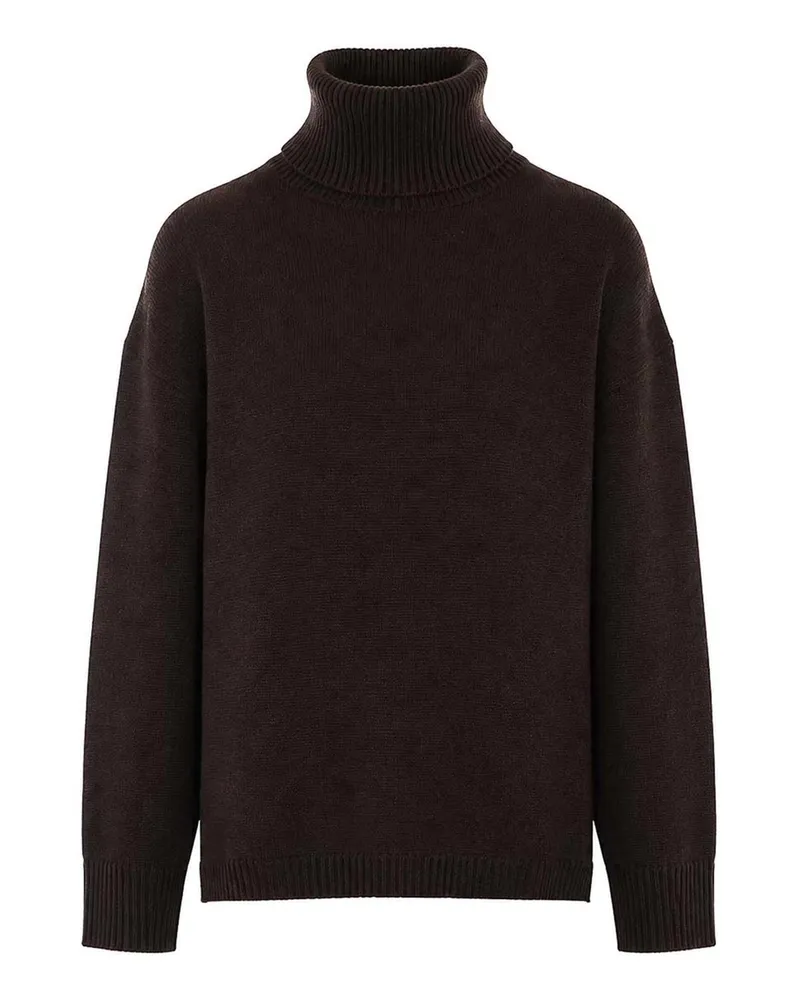 ALLUDE Rollkragenpullover - Braun Braun