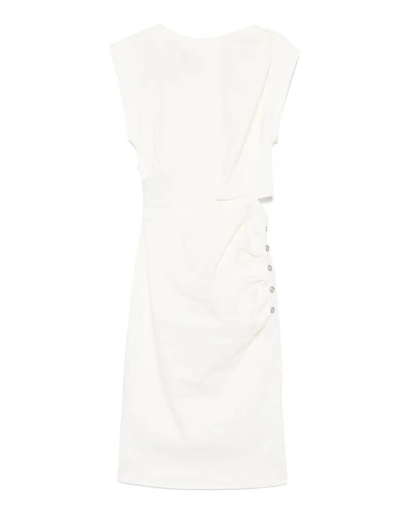 Pinko Knielanges Kleid - Weiß Weiß