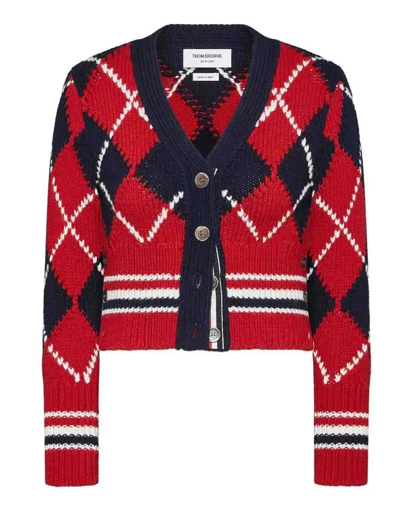 Thom Browne Cardigan - Rot Rot