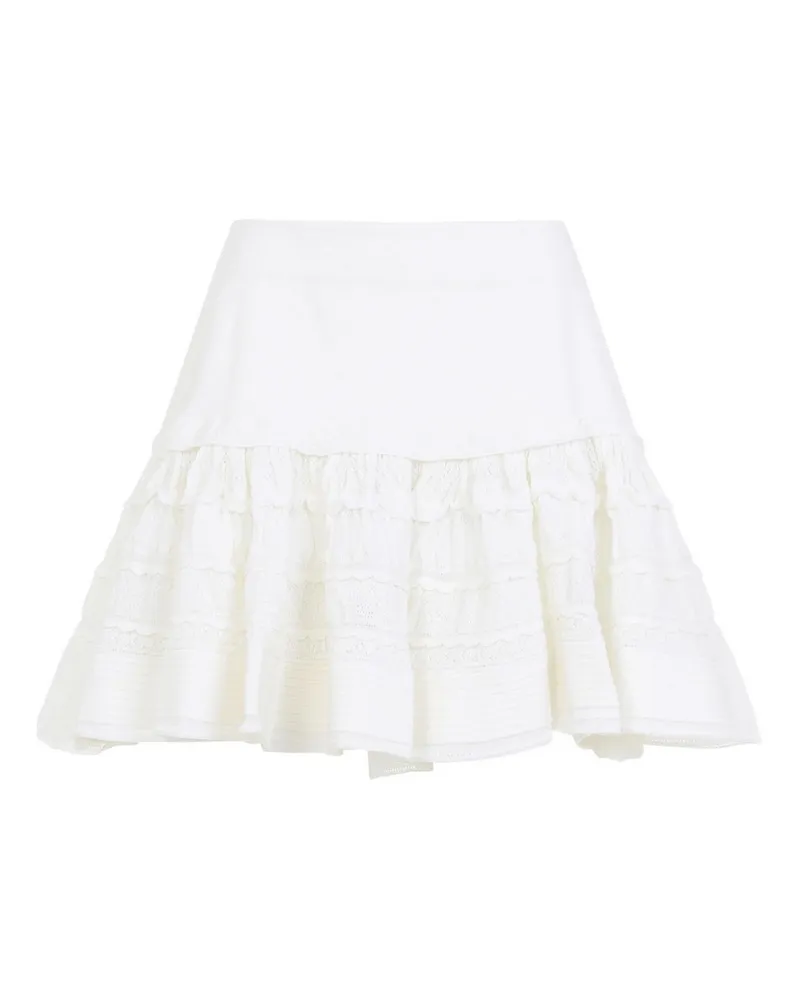 Alaïa Minirock - Weiß Weiß