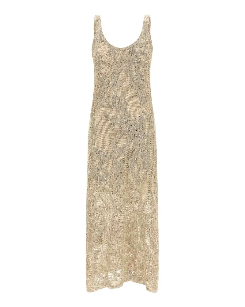 Brunello Cucinelli Knielanges Kleid - Beige Beige