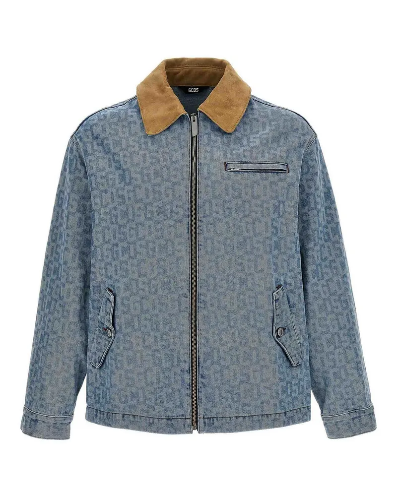 GCDS Casualjacke - Hellblau Hellblau