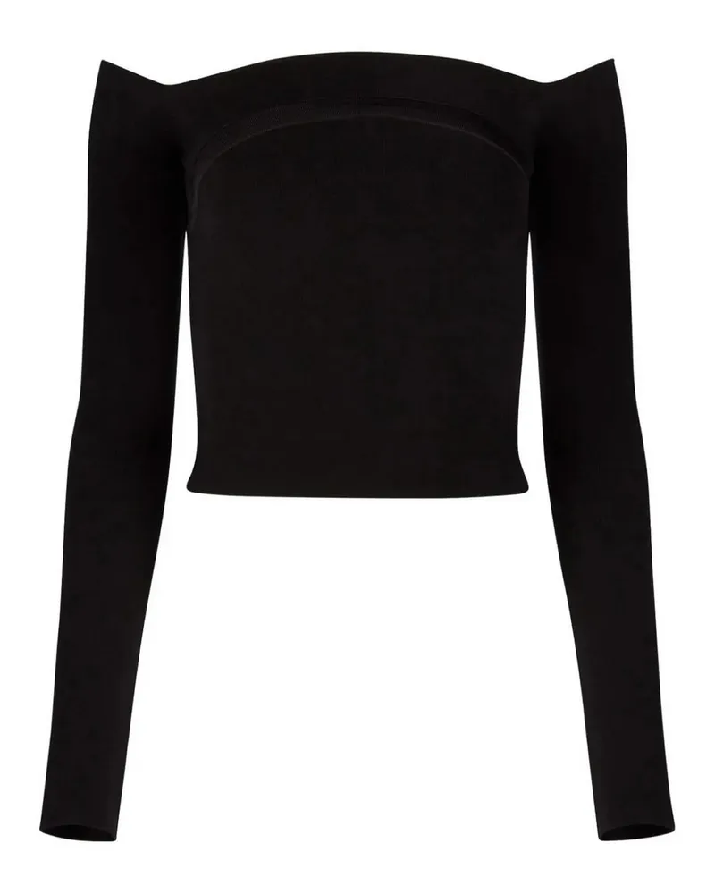 Nina Ricci Top - Schwarz Schwarz