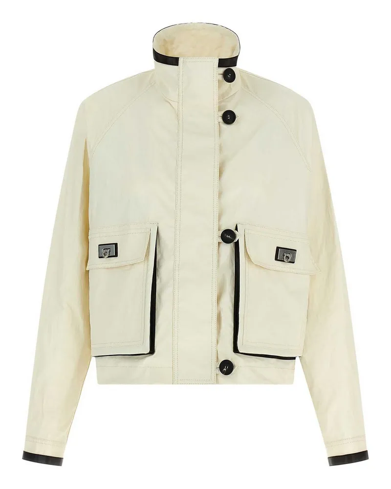 Ferragamo Casualjacke - Weiß Weiß