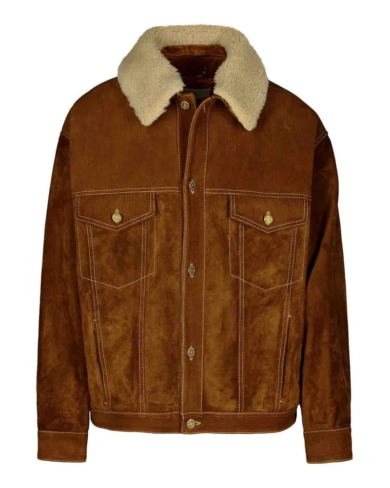 Golden Goose Lederjacke - Braun Braun