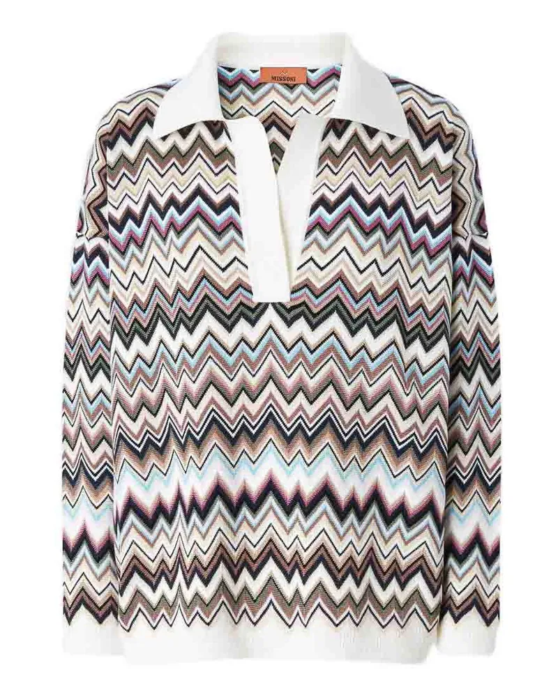 Missoni Poloshirt - Dunkelblau Dunkelblau