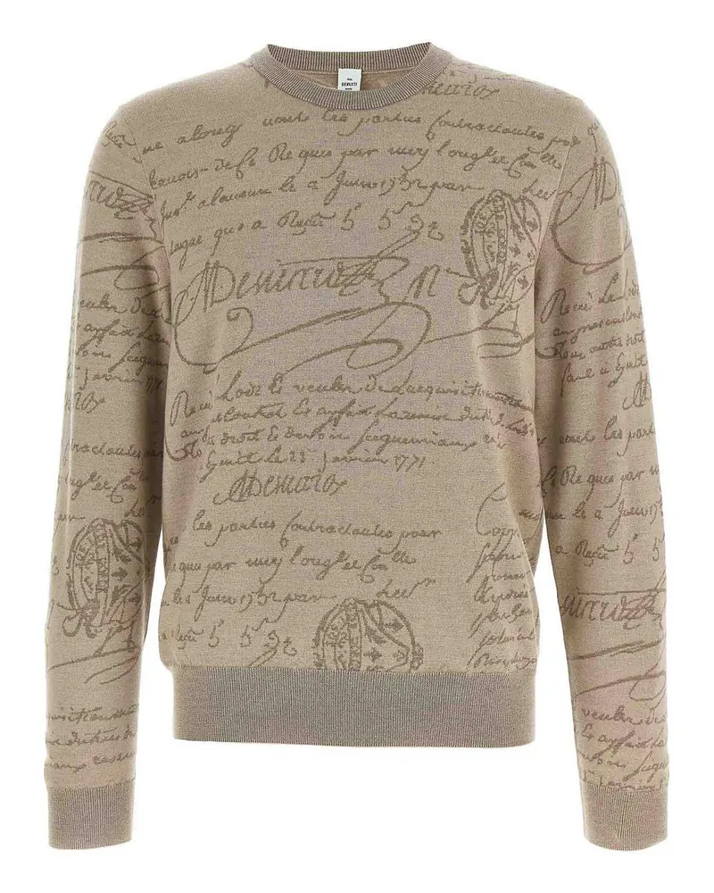 Berluti Rundhalspullover - Beige Beige
