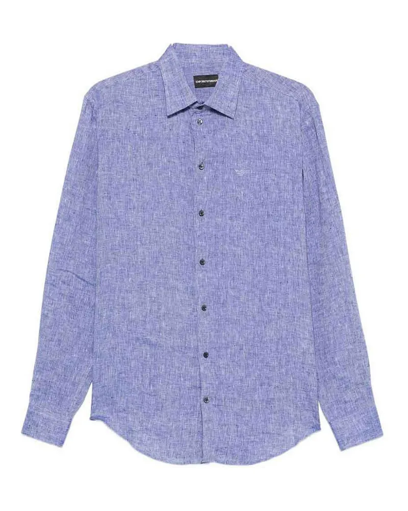 Emporio Armani Hemd - Blau Blau