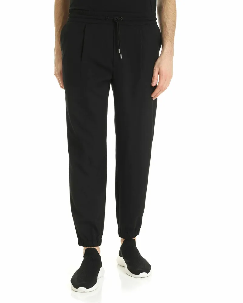 McQ Casual Hose - Schwarz Schwarz