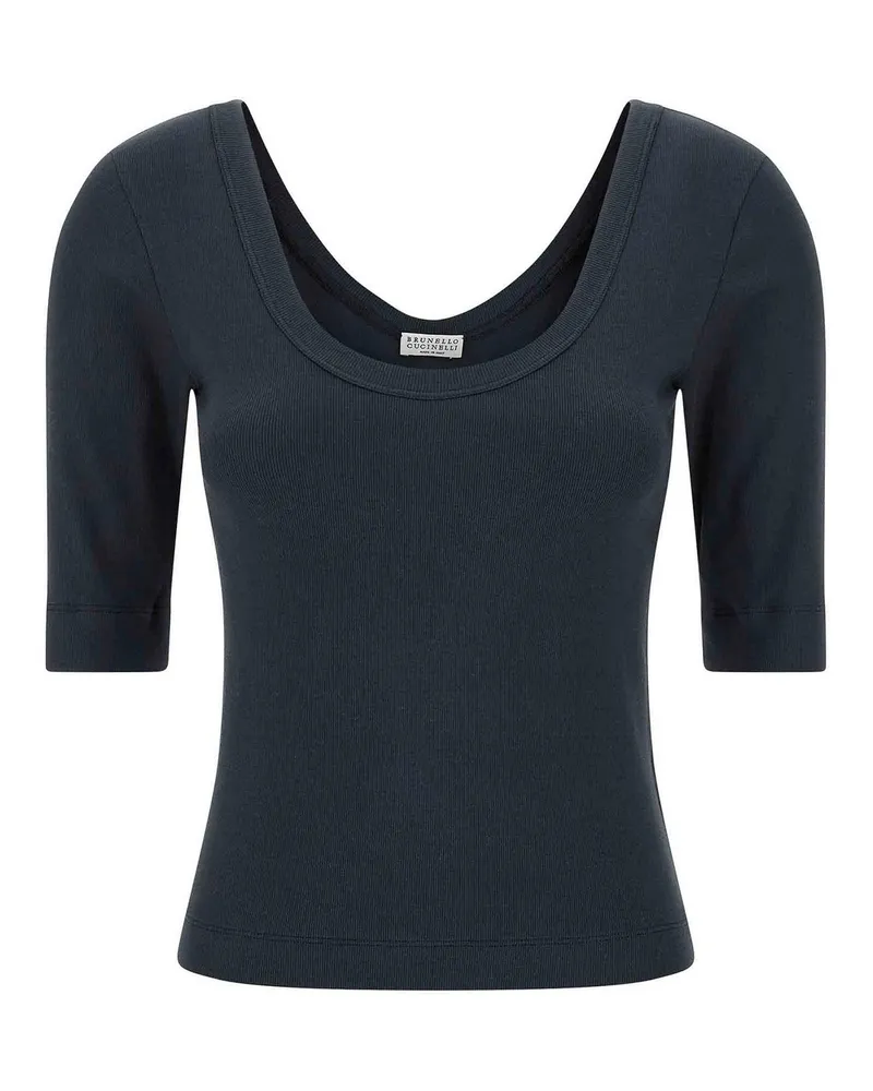 Brunello Cucinelli T-Shirt - Blau Blau