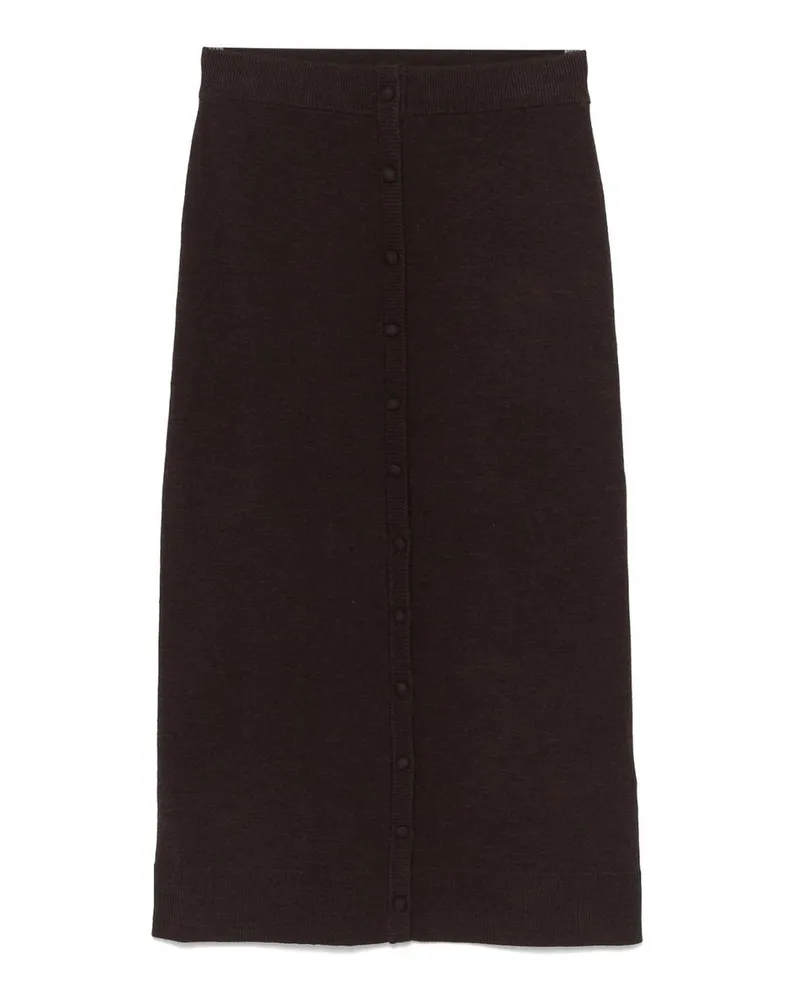 Victoria Beckham Midirock - Dunkelbraun Dunkelbraun