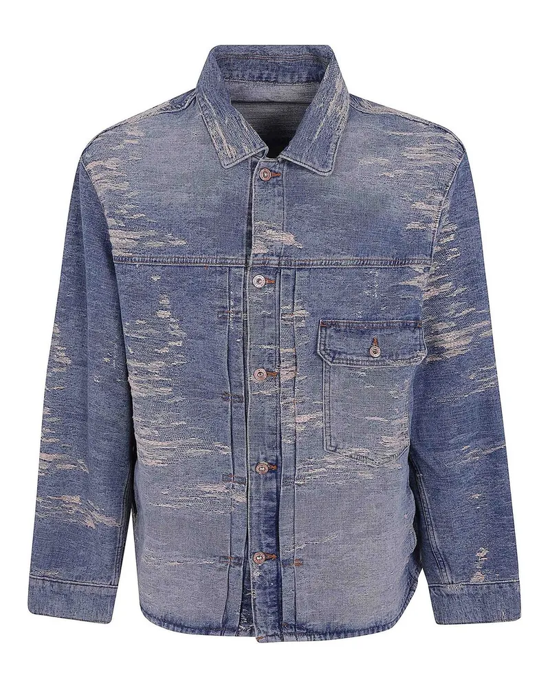 Emporio Armani Jeansjacke - Blau Blau