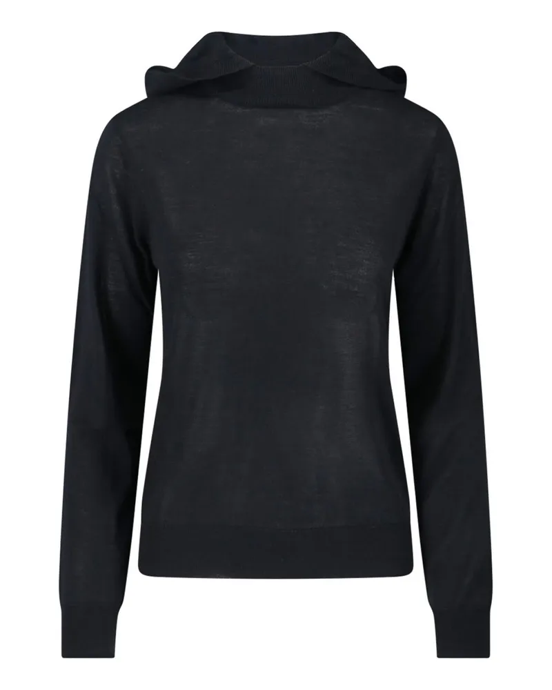 P.A.R.O.S.H. P. A.R. O H. Rundhalspullover - Schwarz Schwarz