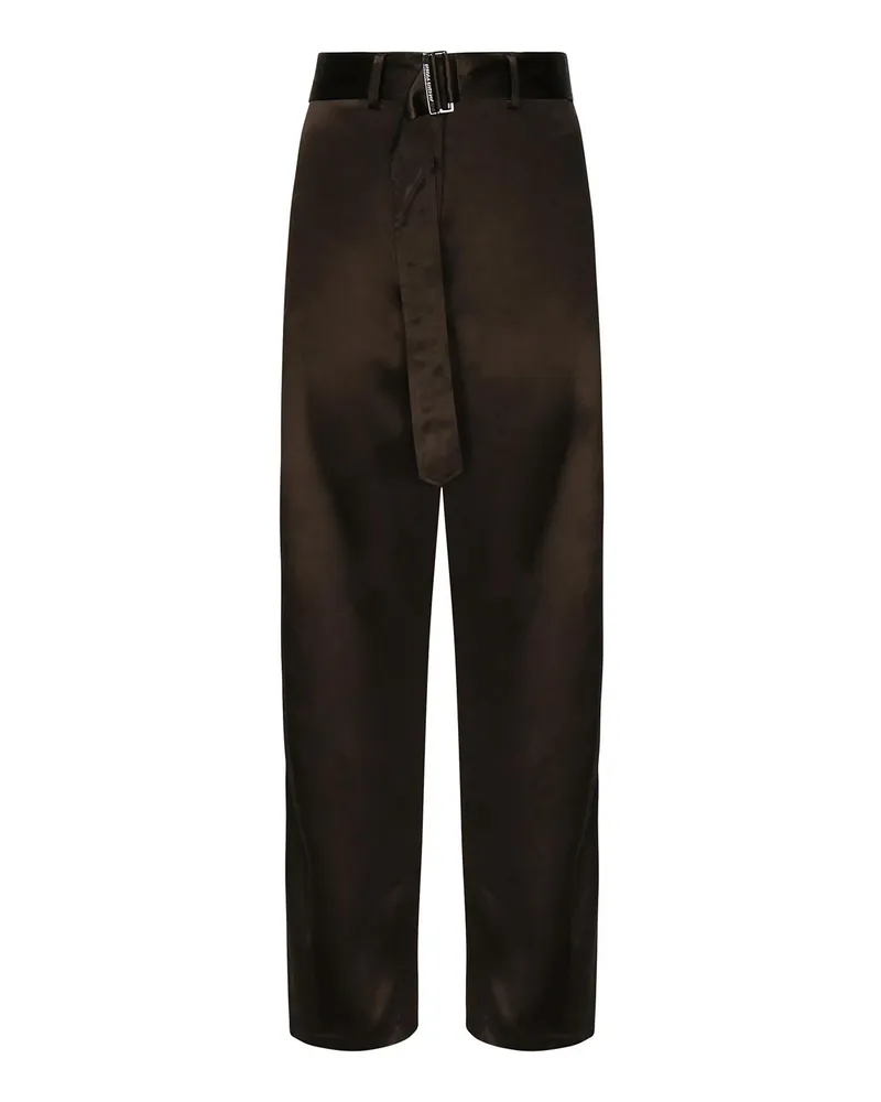 Magda Butrym Casual Hose - Braun Braun