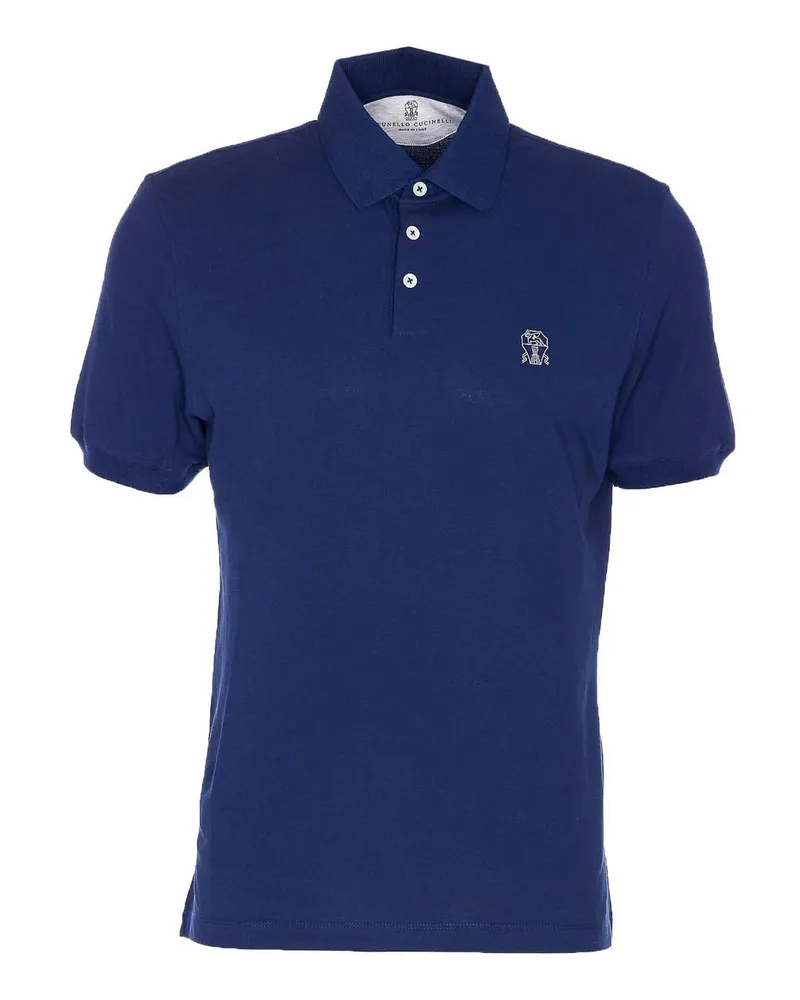 Brunello Cucinelli Poloshirt - Blau Blau