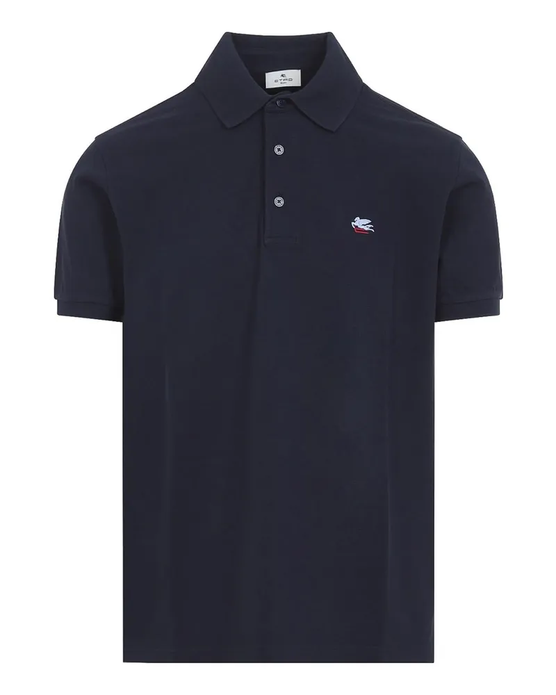 Etro Poloshirt - Blau Blau