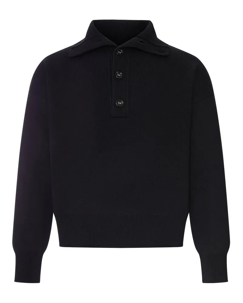 AMI Paris Poloshirt - Schwarz Schwarz