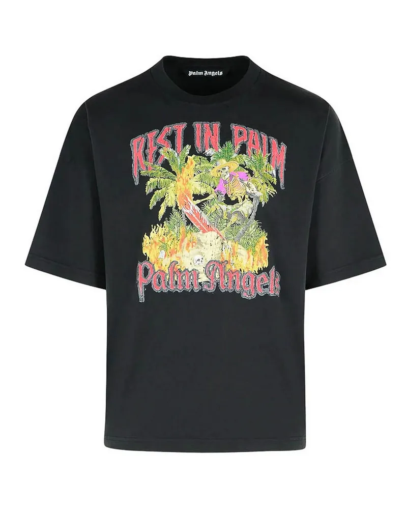Palm Angels T-Shirt - Schwarz Schwarz