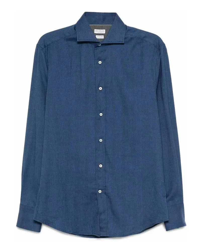 Brunello Cucinelli Hemd - Blau Blau