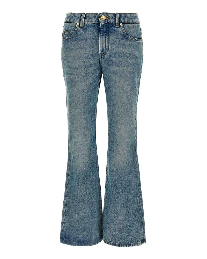 Balmain Bootcut Jeans - Blau Blau