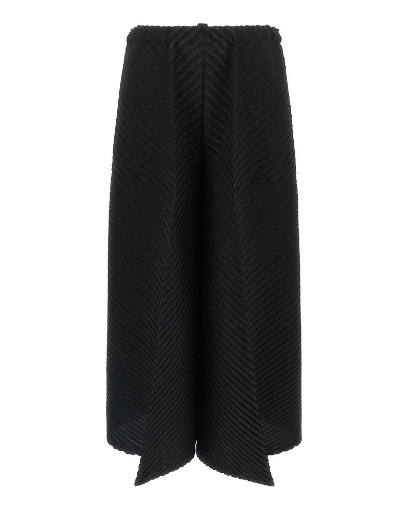 Issey Miyake Casual Hose - Schwarz Schwarz