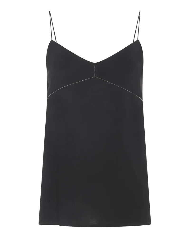 Fabiana Filippi Top - Schwarz Schwarz