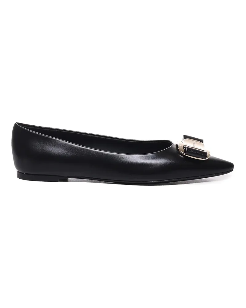 Ferragamo Ballerinas - Schwarz Schwarz